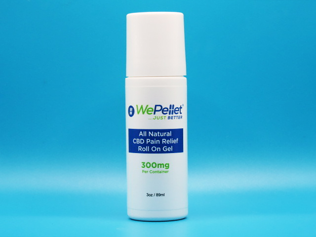wepellet all natural cbd pain relief roll on gel