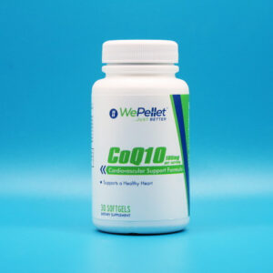wepellet coq10 100mg cardiovascular support formula dietary supplement