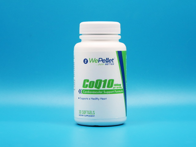 wepellet coq10 100mg cardiovascular support formula dietary supplement