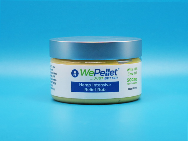 wepellet cbd ointment hemp intensive relief rub herbal nutrition