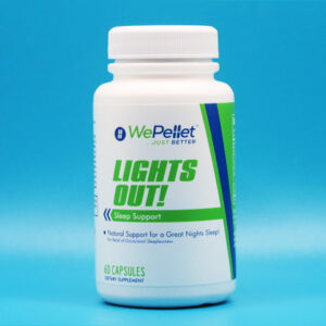 wepellet lights out sleep support dietary supplement